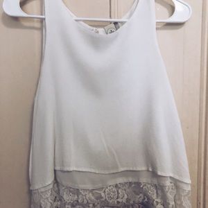 Tank Top With Lace